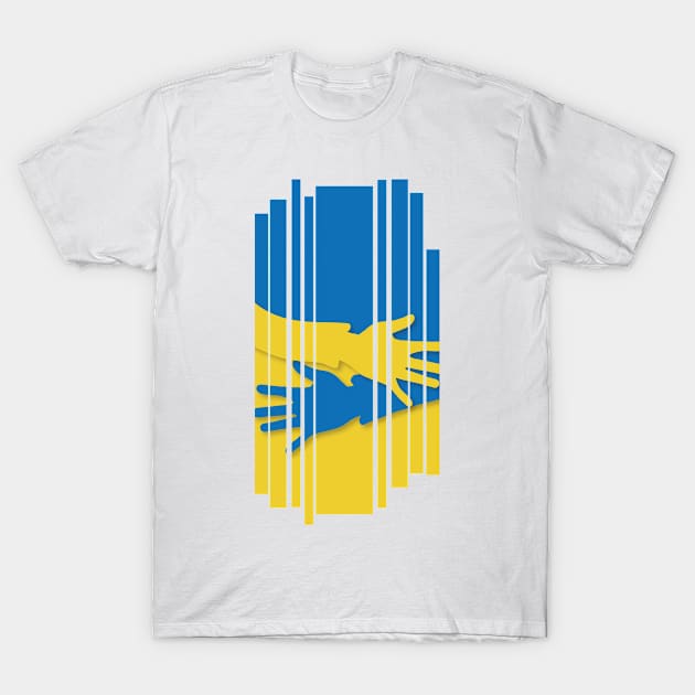 Unite Ukraine T-Shirt by SaturnPrints